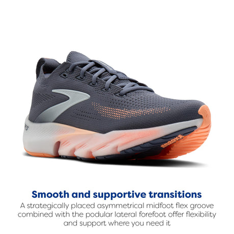 Grey/Peach/Orange