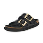High-Shine Black Leather