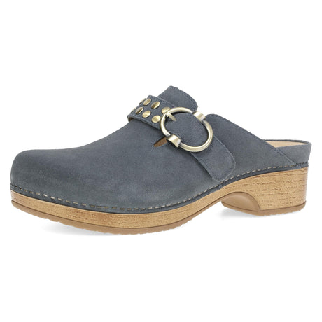 Dusty Blue Suede