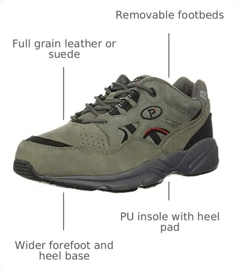 Grey/Black Nubuck