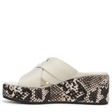 Cream Snake Leather