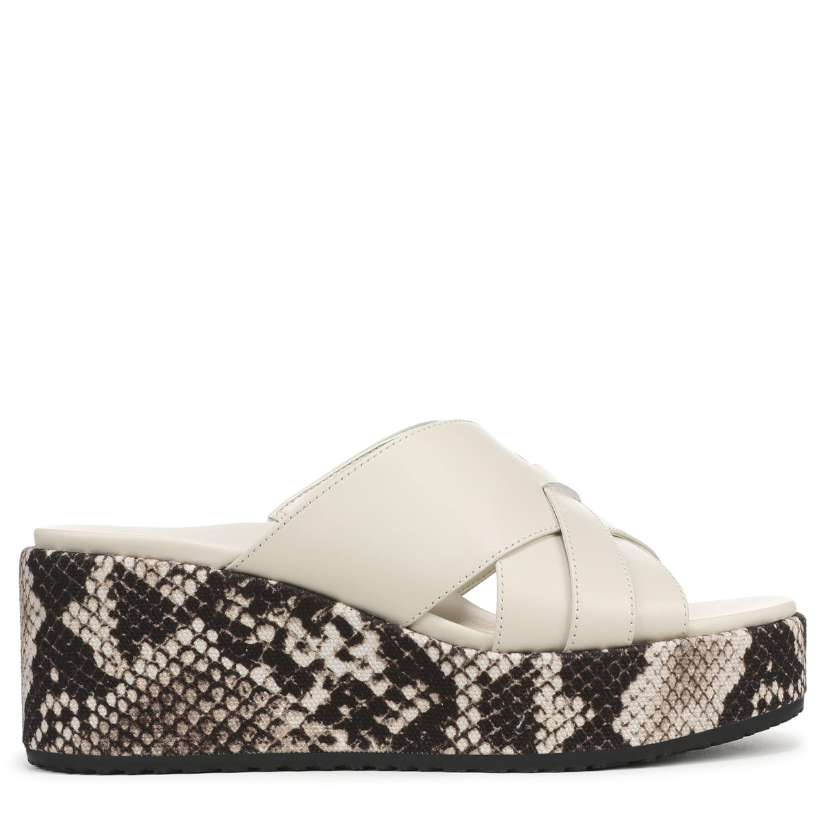 Cream Snake Leather
