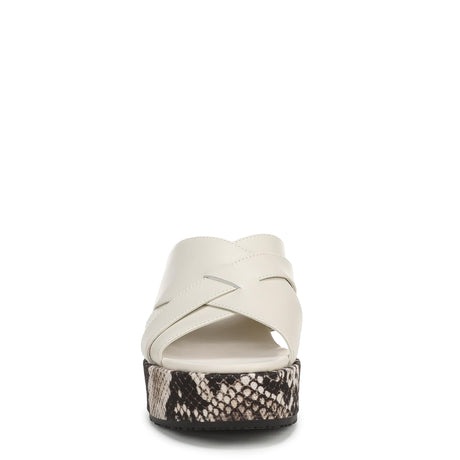 Cream Snake Leather