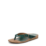 Posy Green Waxed Suede