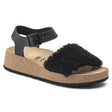 Birkenstock Glenda Teddy Womens - Teddy Black
