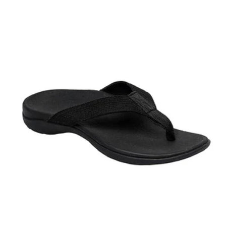 Medical SOLES Flip Flop Sport Orthotic Unisex – Black