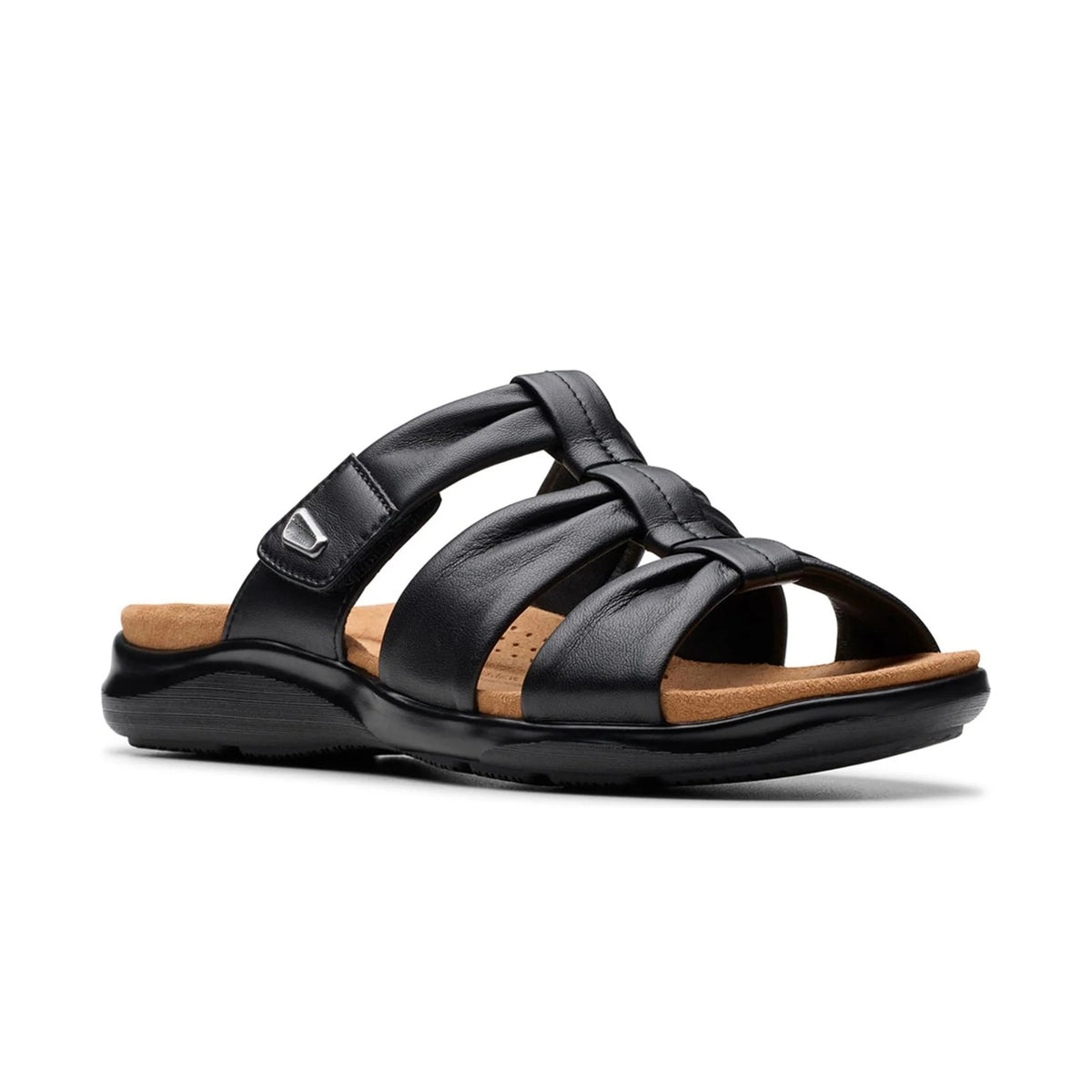 Clarks Kitly Slide Women's – Black Leather