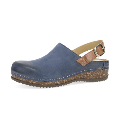 Dansko Merrin Women's – Blue Burnished Suede