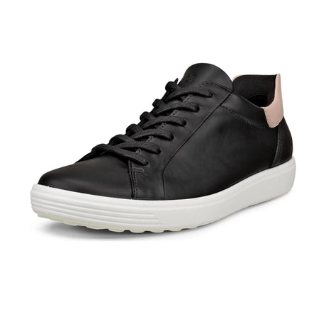 ECCO Soft 7 Easy Slip Lace Women's – Black/Rose Dust