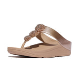 FitFlop Fino Beadie-Button Metallic Women's