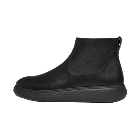 FitFlop IQ-Comff Leather Zip Ankle Women's – All Black