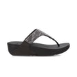 FitFlop Lulu Glitz Toe-Post Women's – All Black