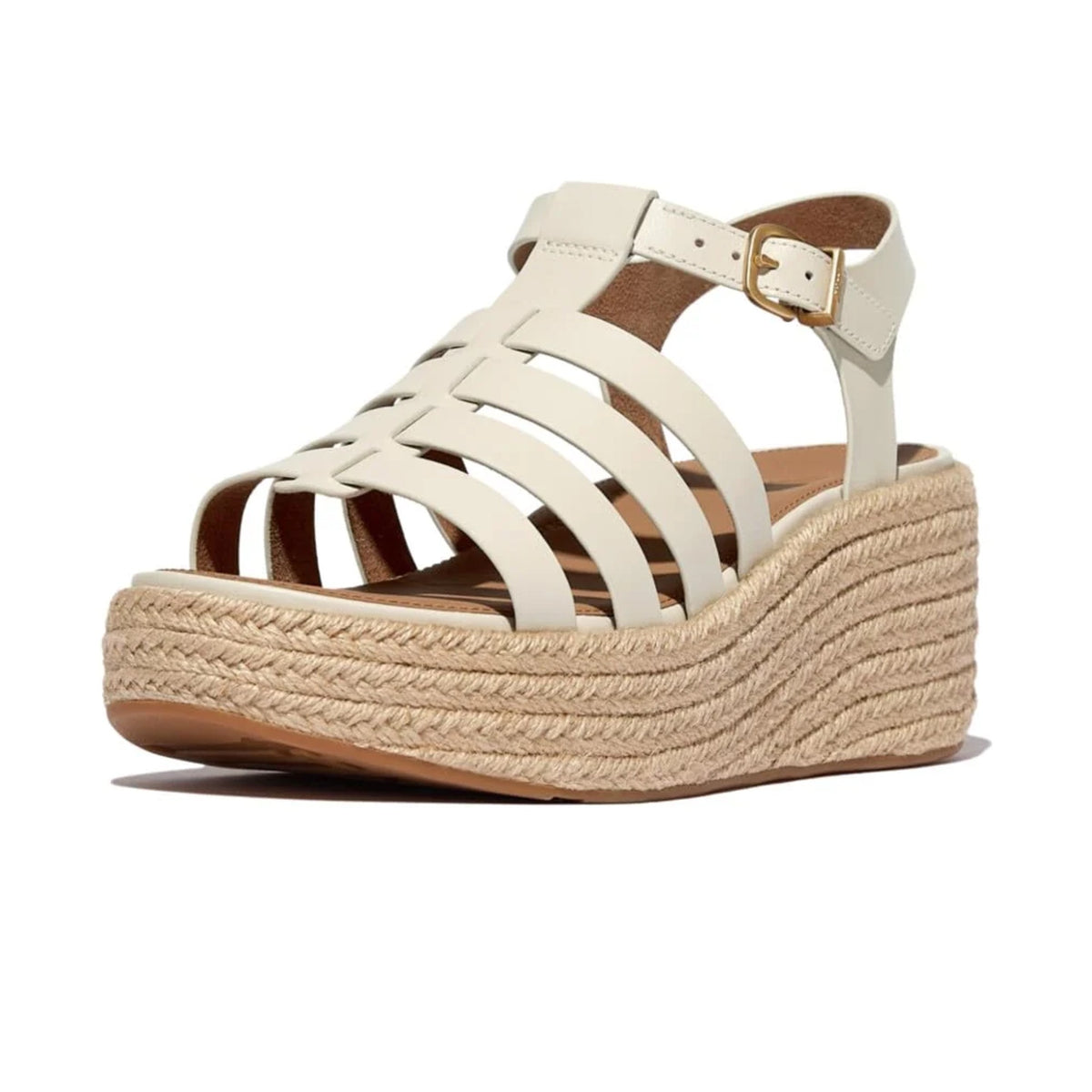 FITFLOP Platfforms Espadr. Leather Women's – Platino
