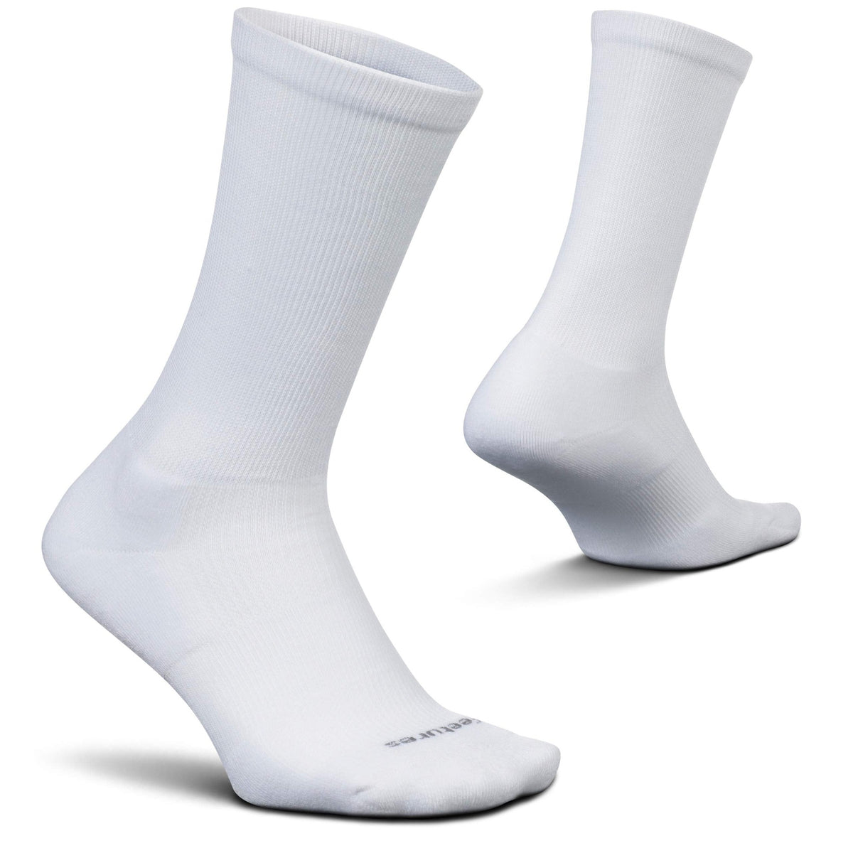 Feetures Theraputic Crew Socks – White
