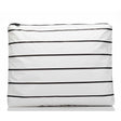 Aloha Collection Max Pinstripe Bag – BLACK/WHITE