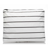 Aloha Collection Max Pinstripe Bag – BLACK/WHITE