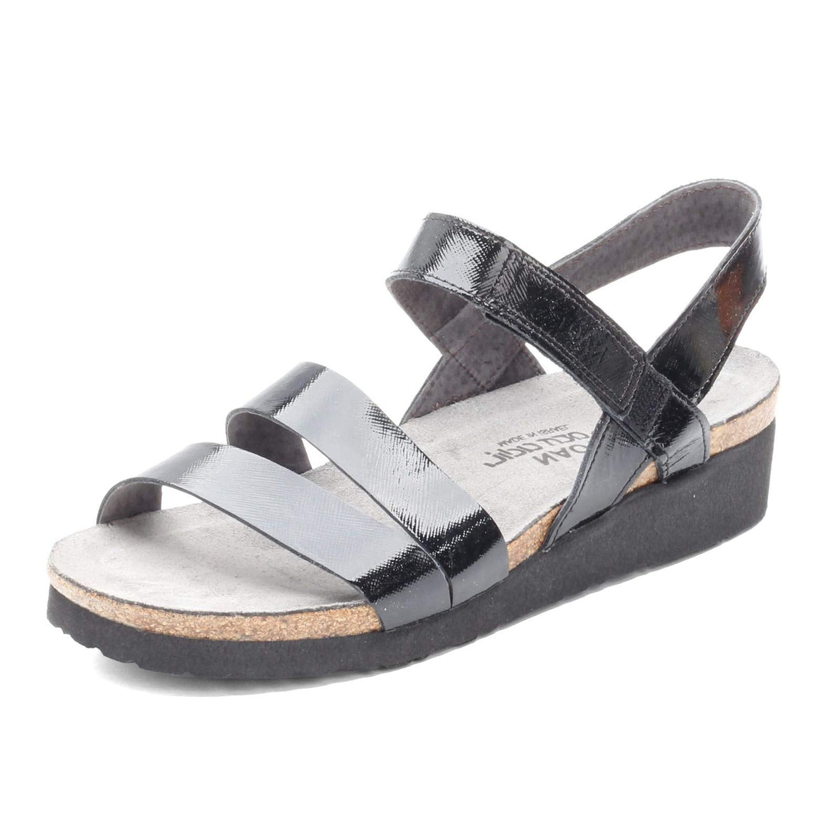 Naot Kayla Womens Black Luster Leather