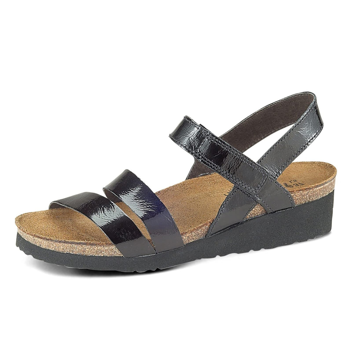 Naot Kayla Womens Black Patent Leather