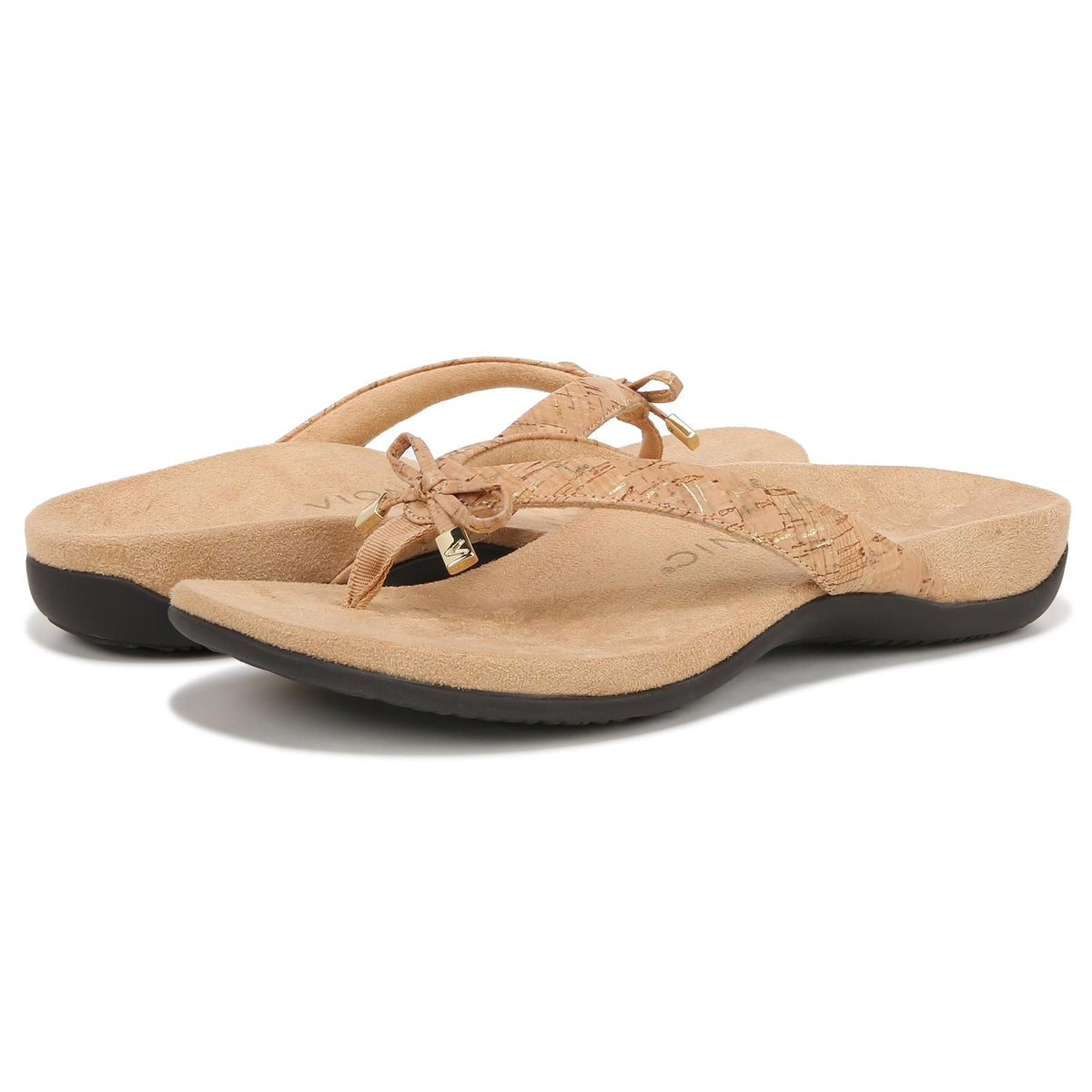 Vionic Bella Womens Gold Cork