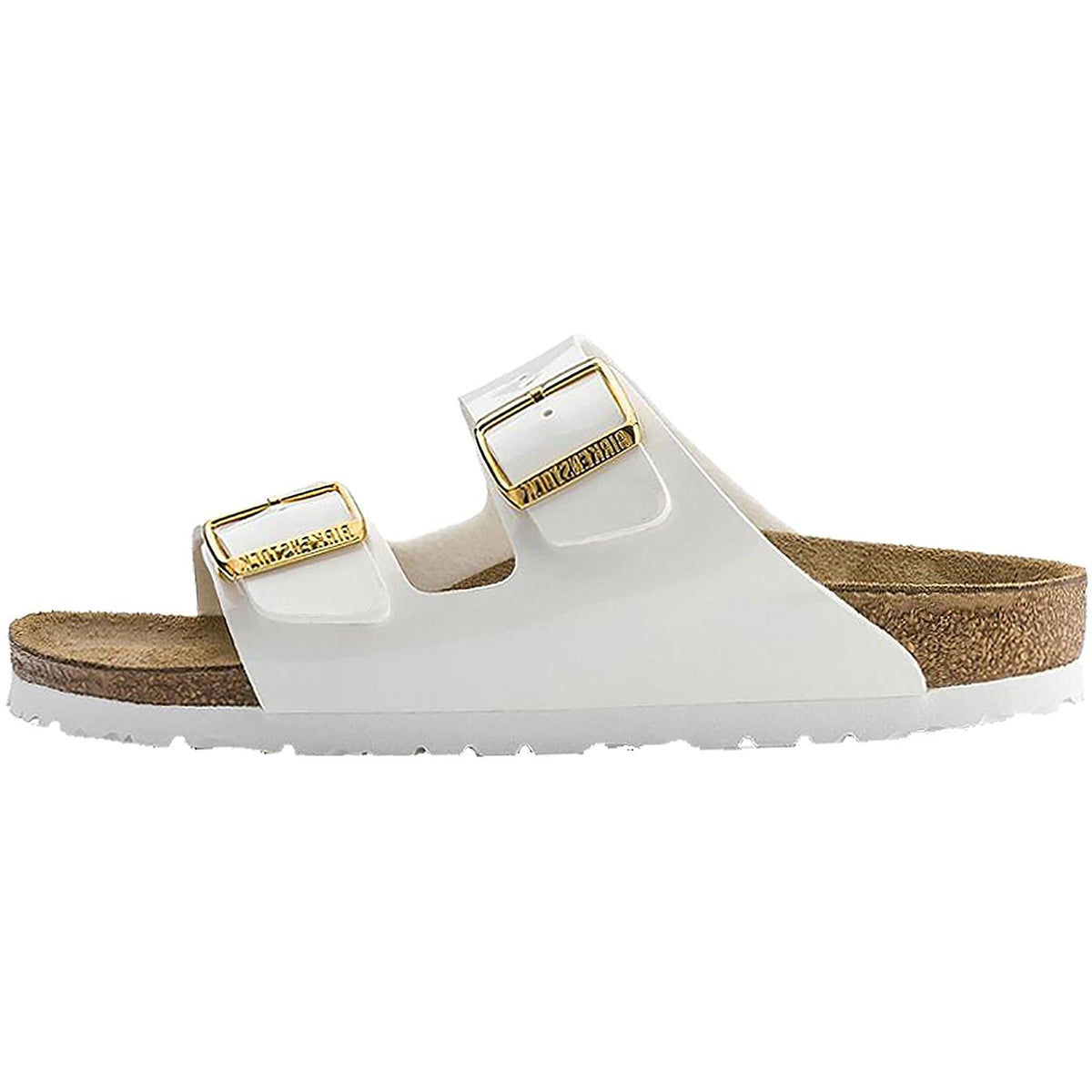 Birkenstock Arizona Womens White Patent
