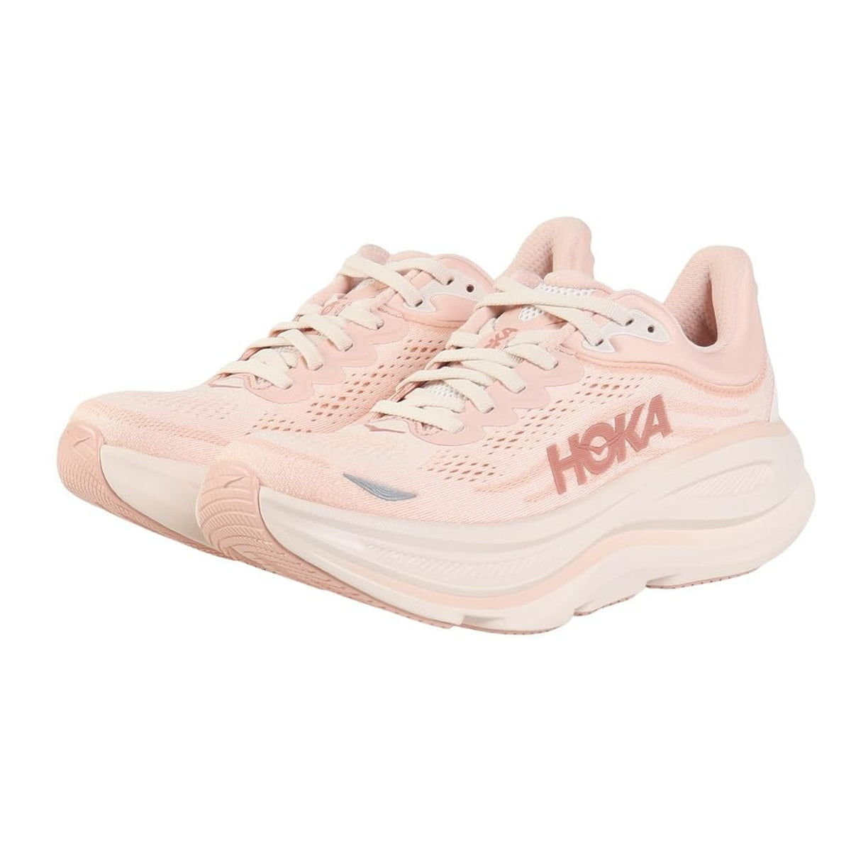 HOKA Bondi 9 Women's – Rose Latte/Rose Cream