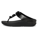 FitFlop Fino Beadie-Button Metallic Womens
