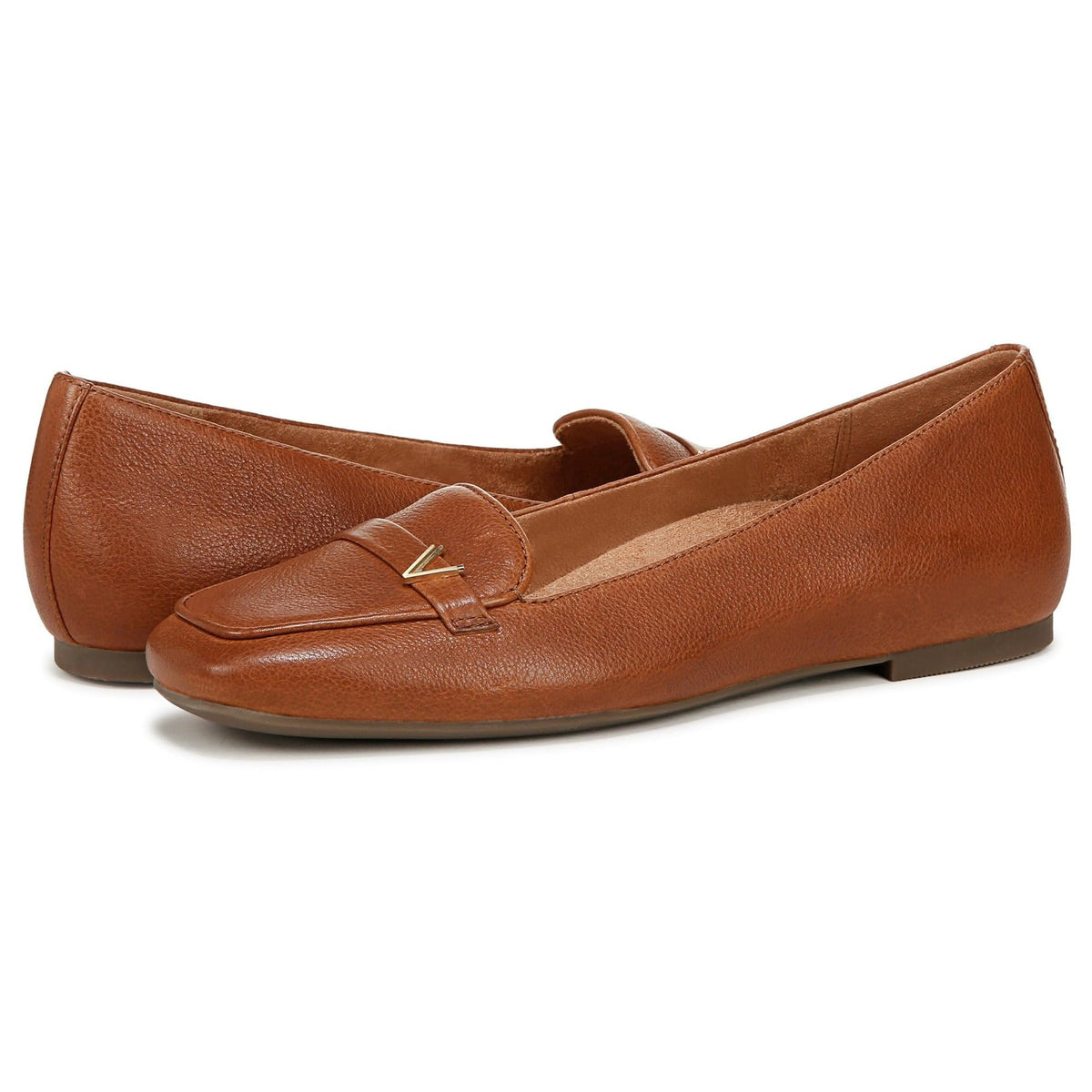 Vionic Hayes Womens Tan Brown Leather