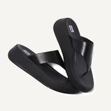 Fitflop F-Mode Folded-Knot Leather Flatform Womens