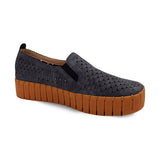 Glolily Elle Platform Wave Perf Women's – Navy Gum