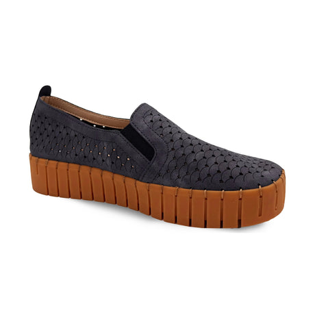 Glolily Elle Platform Wave Perf Women's – Navy Gum