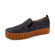 Glolily Elle Platform Wave Perf Women's – Navy Gum