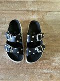 Birkenstock Arizona Papillo Womens - Chunky Black White Dots