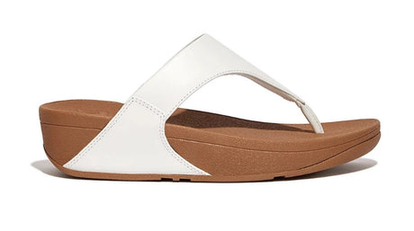 FitFlop F-Mode Leather-Twist Flatform Women's – Urban White