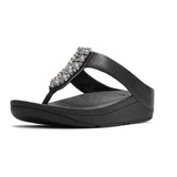 FitFlop Fino Crystal-Chain Leather Womens