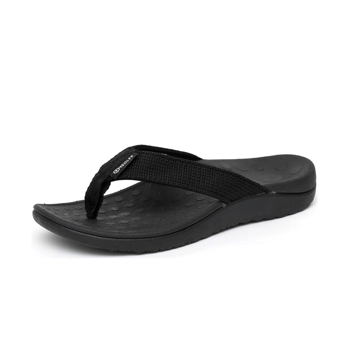 Medical SOLES Flip Flop Trendy Orthotic Women's – Black