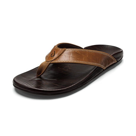 Olukai Hikianalia Men's – Tan/Dark Java