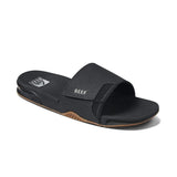 Reef Fanning Slide Men's – BLACK SILVER