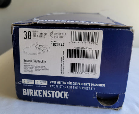 Birkenstock Boston Big Buckle Womens - Maroon