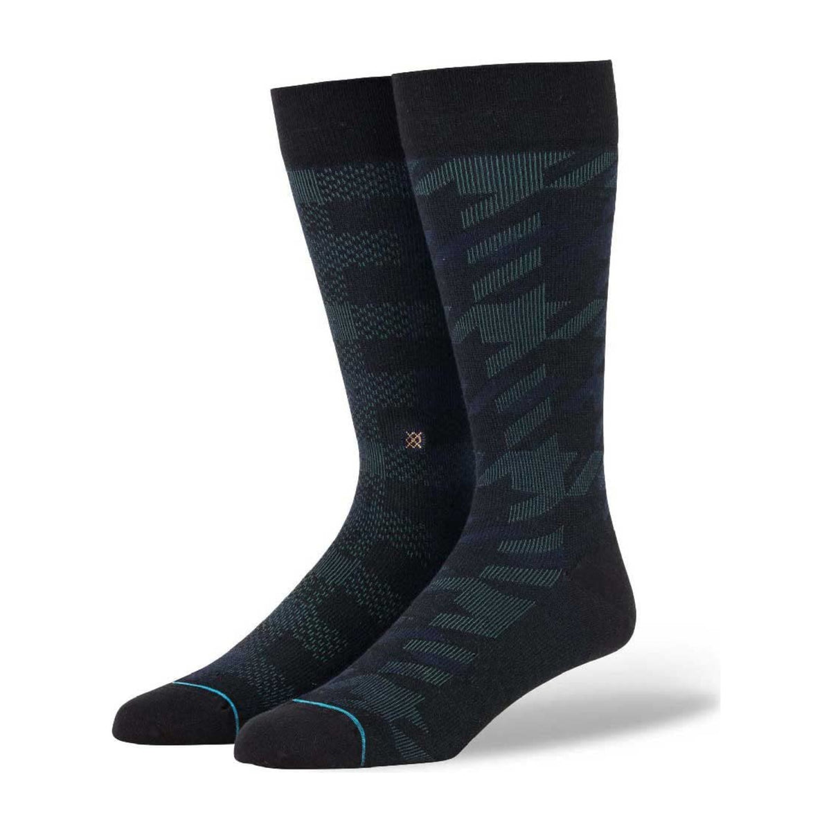 Stance Plaid Out Socks – Black
