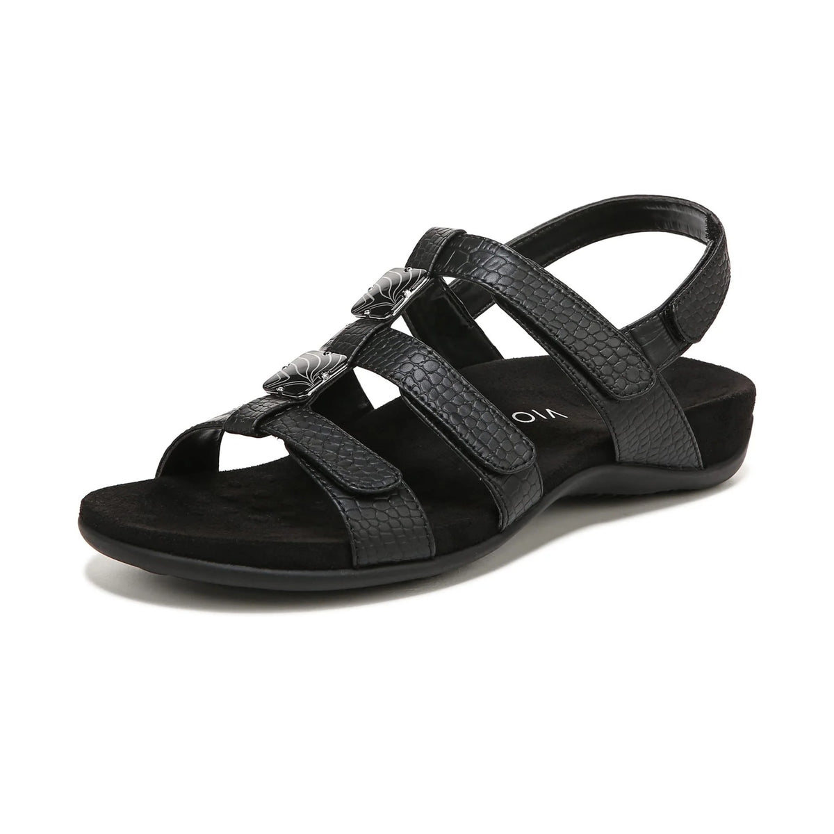 Vionic Amber Women's – Black Crocodile